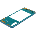 Mid-Frame Housing Compatible For Samsung Galaxy A50s (A507 / 2019) (Aftermarket Plus) (Prism Crush Green)