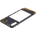 Mid-Frame Housing Compatible For Samsung Galaxy A50s (A507 / 2019) (Aftermarket Plus) (Prism Crush Black)