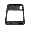 Mid-Frame Housing Compatible For Samsung Galaxy A50s (A507 / 2019) (Aftermarket Plus) (Prism Crush Black)