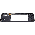 Mid-Frame Housing Compatible For Samsung Galaxy A50s (A507 / 2019) (Aftermarket Plus) (Prism Crush Black)