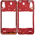 Mid-Frame Housing Compatible For Samsung Galaxy A40 (A405 / 2019) (Aftermarket Plus) (Coral)