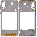 Mid-Frame Housing Compatible For Samsung Galaxy A40 (A405 / 2019) (Aftermarket Plus) (White)