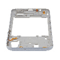 Mid-Frame Housing Compatible For Samsung Galaxy A40 (A405 / 2019) (Aftermarket Plus) (White)