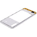 Mid-Frame Housing Compatible For Samsung Galaxy A30s (A307 / 2019) (Prism Crush White)
