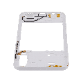 Mid-Frame Housing Compatible For Samsung Galaxy A30s (A307 / 2019) (Prism Crush White)