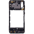 Mid-Frame Housing Compatible For Samsung Galaxy A30s (A307 / 2019) (Prism Crush Black)