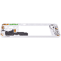 Mid-Frame Housing Compatible For Samsung Galaxy A23 (A235 / 2022) (White)