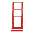 Dual Sim Card Tray Compatible For Samsung Galaxy A10s (A107 / 2019) / A20s (A207 / 2019) (Red)