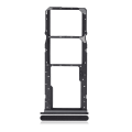 Dual Sim Card Tray Compatible For Samsung Galaxy A03 Core (A032 / 2021) (Black)