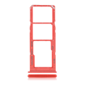 Dual Sim Card Tray Compatible For Samsung Galaxy A02 (A022 / 2020) (Red)