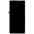OLED Assembly With Frame (With Finger Print Scanner) Compatible For Google Pixel 7a 5G (Refurbished) (Sea)