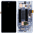OLED Assembly With Frame (With Finger Print Scanner) Compatible For Google Pixel 7a 5G (Refurbished) (Sea)