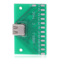 Type-C Female Test Board USB 3.1 With PCB 24P Connector Adapter For Measuring Current Conduction