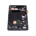 OLED Assembly With Frame (With Finger Print Scanner) Compatible For Google Pixel 7a 5G (Refurbished) (Charcoal) 