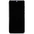 LCD Assembly With Frame Compatible For Huawei P30 Lite (2019) / Nova 4e (4GB RAM) (Refurbished) (Midnight Black)