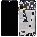 LCD Assembly With Frame Compatible For Huawei P30 Lite (2019) / Nova 4e (4GB RAM) (Refurbished) (Midnight Black)