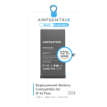 Extended Capacity Replacement Battery Compatible For iPhone 14 Plus (AmpSentrix Basic Extended)