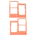 Dual Sim Card Tray Compatible For Samsung Galaxy A20E (A202 / 2019) (Coral)