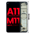 LCD Assembly With Frame Compatible For Samsung Galaxy A11 (A115U / A115A / 2020) / M11 (M115 / 2020) (US Version) (Aftermarket Plus) (All Colors)