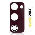 Back Camera Lens (Glass Only) With Adhesive Compatible For Samsung Galaxy S20 FE 4G / 5G (Cloud Red) (10 Pack)