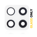 Back Camera Lens (Glass Only) With Adhesive Compatible For Samsung Galaxy A42 5G (A426 / 2020) (Prism Dot White) (10 Pack)