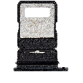 Single Sim Card Tray Compatible For Motorola Moto Edge (XT2305 / 2023) (Eclipse Black) (Genuine OEM)