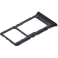 Sim Card Tray Compatible For Xiaomi Redmi Note 12R (Black)