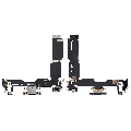 Charging Port Flex Cable Compatible For iPhone 15 Plus (Aftermarket Plus) (Black)