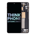 OLED Assembly With Frame Compatible For Motorola ThinkPhone (XT2309 / 2023) (Genuine OEM) (Carbon Black)