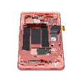 OLED Assembly With Frame (With Finger Print Scanner) Compatible For Google Pixel 7a 5G (Refurbished) (Coral)