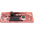OLED Assembly With Frame (With Finger Print Scanner) Compatible For Google Pixel 7a 5G (Refurbished) (Coral)