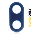 Back Camera Lens (Glass Only) With Adhesive Compatible For Motorola One Hyper (XT2027 / 2020) (Deepsea Blue)