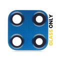 Back Camera Lens (Glass Only) With Adhesive Compatible For Motorola Moto G 5G Plus (XT2075 / 2020) (Surfing Blue)