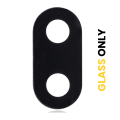 Back Camera Lens (Glass Only) With Adhesive Compatible For LG Tribute Royal (X320PM) (Black)