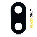 Back Camera Lens (Glass Only) With Adhesive Compatible For LG Aristo 3 Plus (X220MB) (Black)