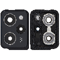 Back Camera Lens With Bracket / Bezel Compatible For Xiaomi Redmi Note 12 Pro Speed (Black) / Poco X5 Pro 5G