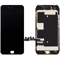 LCD Assembly With Steel Plate Compatible For iPhone 8 / SE (2020 / 2022) (Aftermarket) (Black)