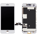 LCD Assembly With Steel Plate Compatible For iPhone 8 / SE (2020 / 2022) (Aftermarket) (White)