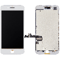 LCD Assembly With Steel Plate Compatible For iPhone 7 Plus (Aftermarket) (White)