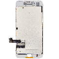 LCD Assembly With Steel Plate Compatible For iPhone 7 (Aftermarket) (White)