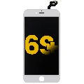 LCD Assembly With Steel Plate Compatible For iPhone 6S Plus (Premium) (White)