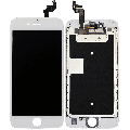 LCD Assembly With Steel Plate Compatible For iPhone 6S (Premium) (White)