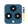 Back Camera Lens (Glass Only) With Adhesive Compatible For T-Mobile Revvl 6 (Blue)