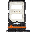 Sim Card Tray Compatible For Xiaomi Redmi Note 12 Pro Plus (Obsidian Black)