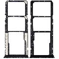 Sim Card Tray Compatible For Xiaomi Redmi Note 12S (Onyx Black)