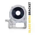 Back Camera Lens With Bracket Compatible For LG Velvet (White)