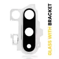Back Camera Lens With Bracket Compatible For OnePlus 8 Pro (White)