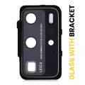 Back Camera Lens With Bracket Compatible For Huawei P40 Pro (Silver)