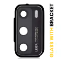 Back Camera Lens With Bracket Compatible For Huawei P40 (Ice White)