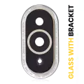 Back Camera Lens With Bracket Compatible For Huawei Nova 10 Pro (Silver)